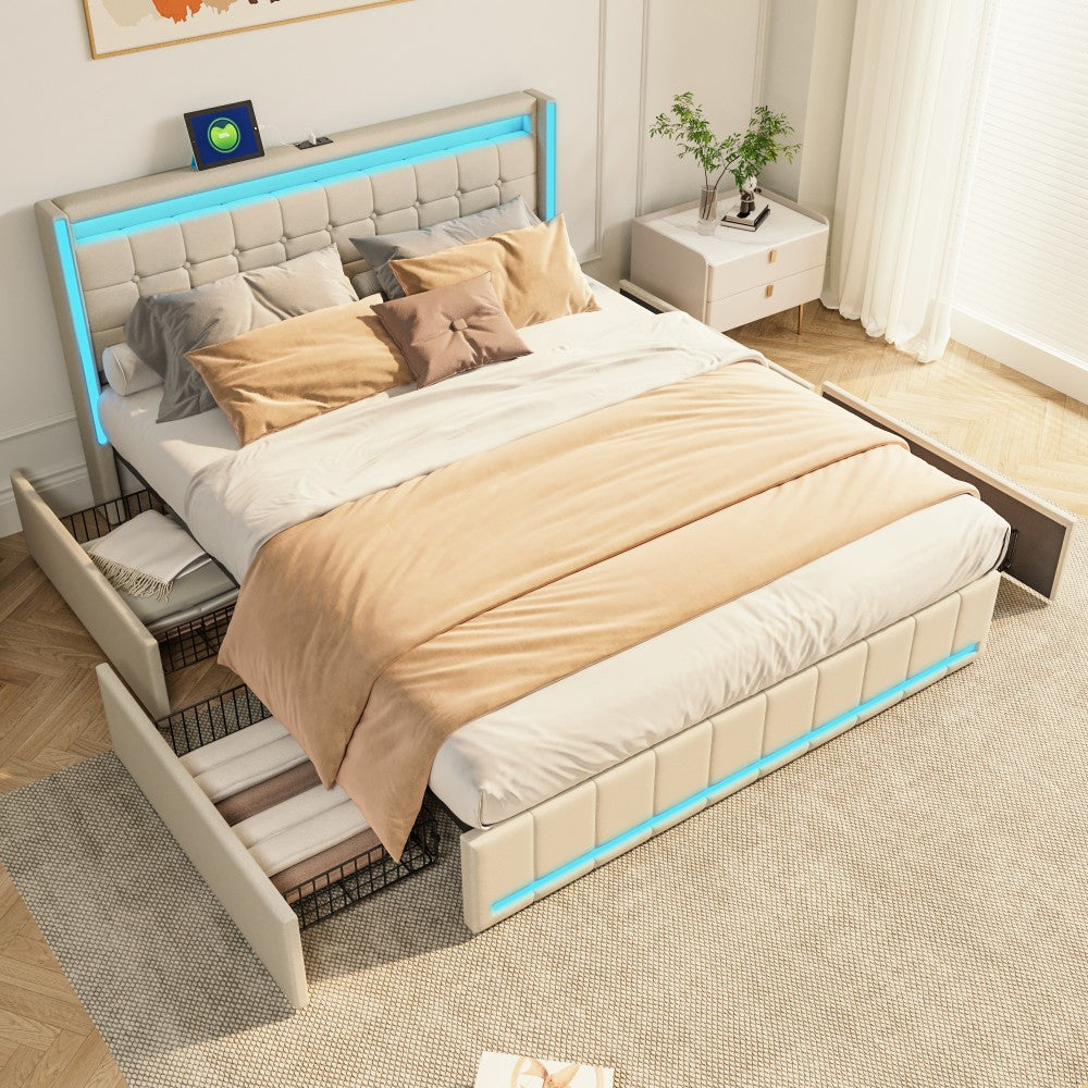 Bed LED and USB Charger