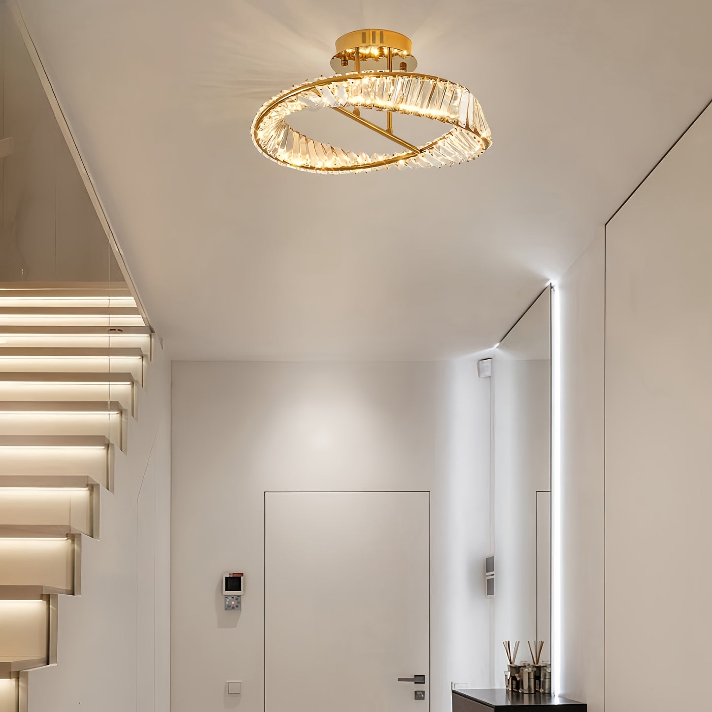 Luxury Crystal Golden Light