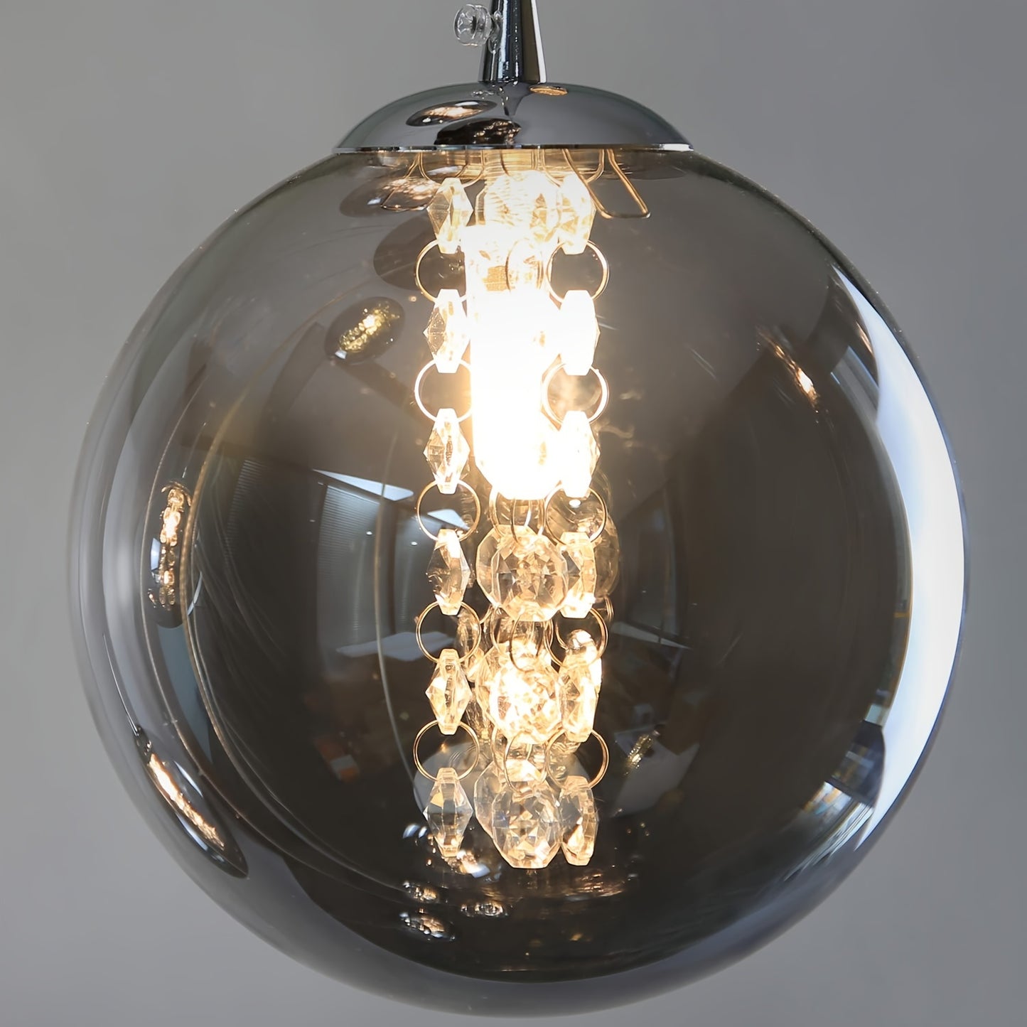 Dark grey bulb lights