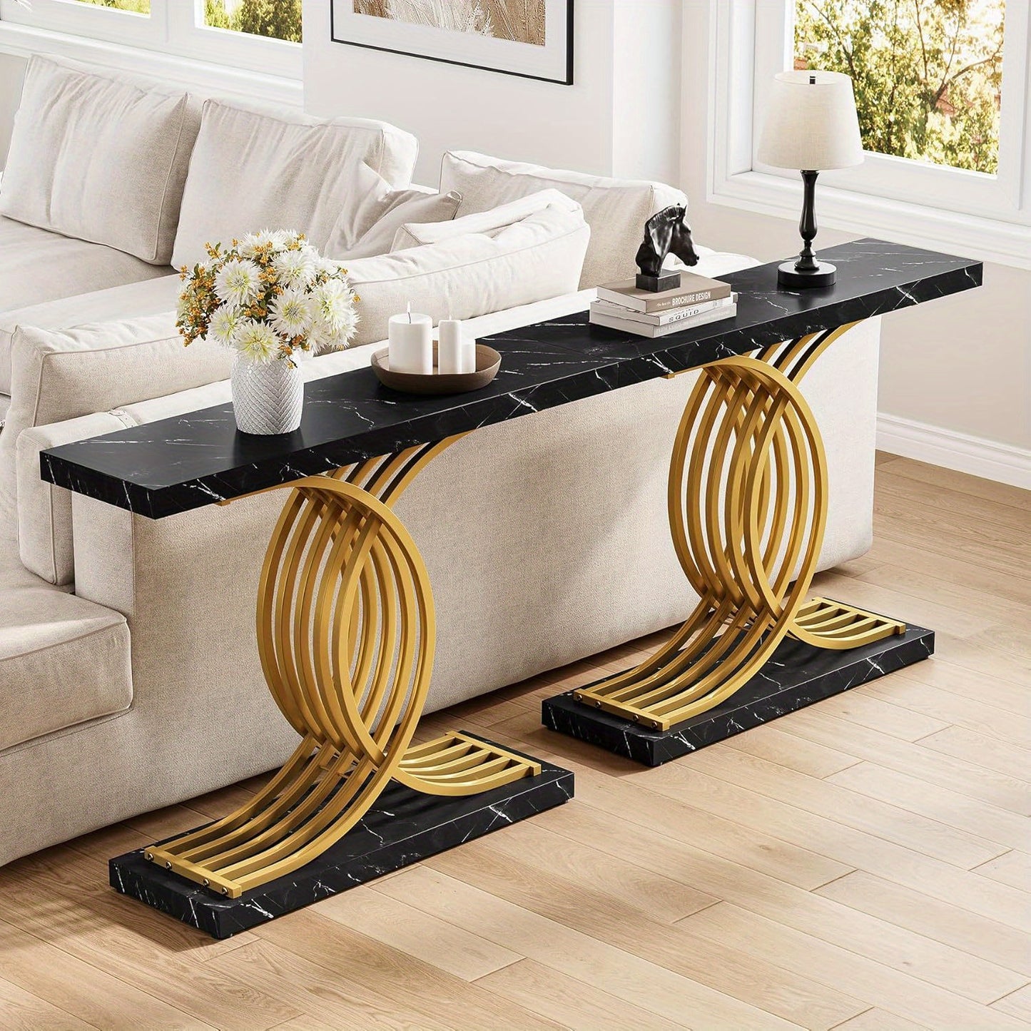 Modern Black/Gold Table