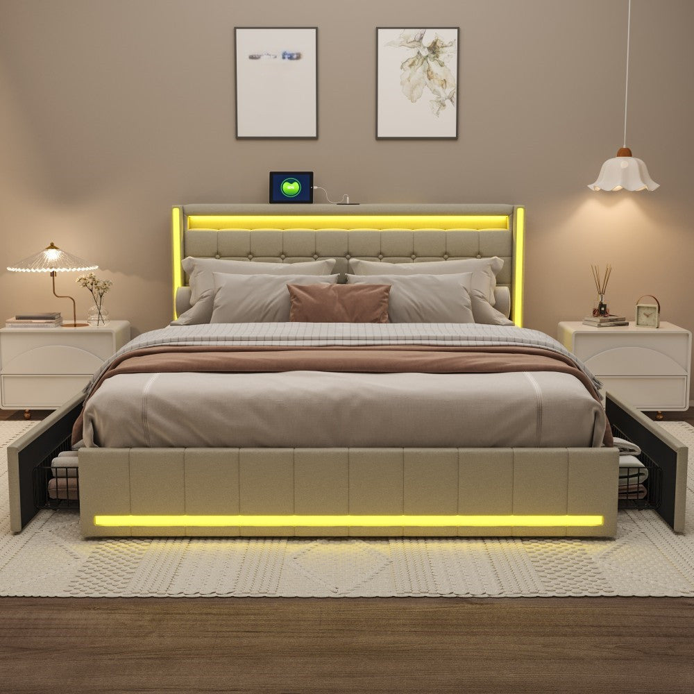 Bed LED and USB Charger