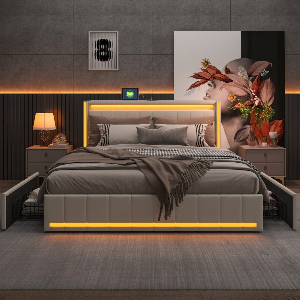 Bed LED and USB Charger