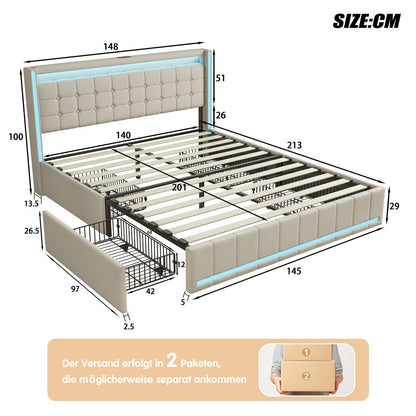 Bed LED and USB Charger
