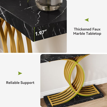Modern Black/Gold Table