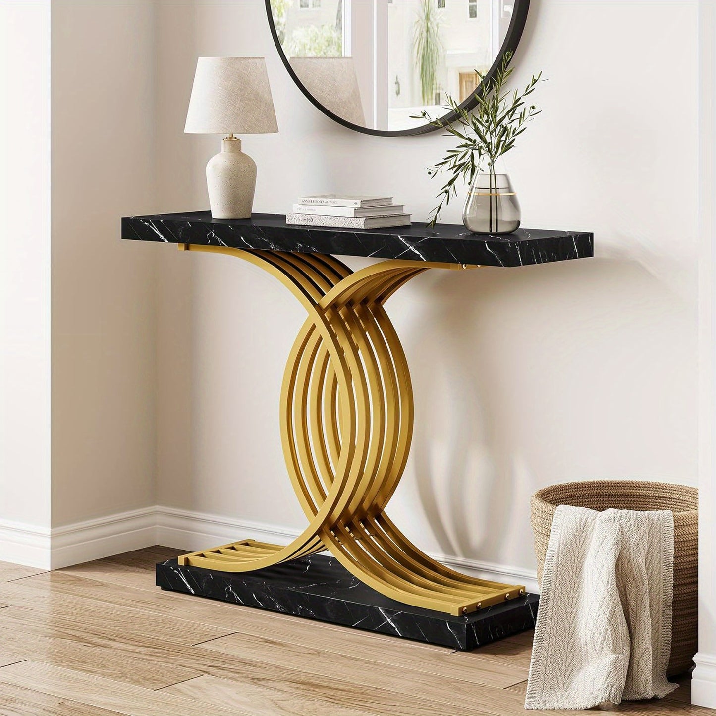 Modern Black/Gold Table