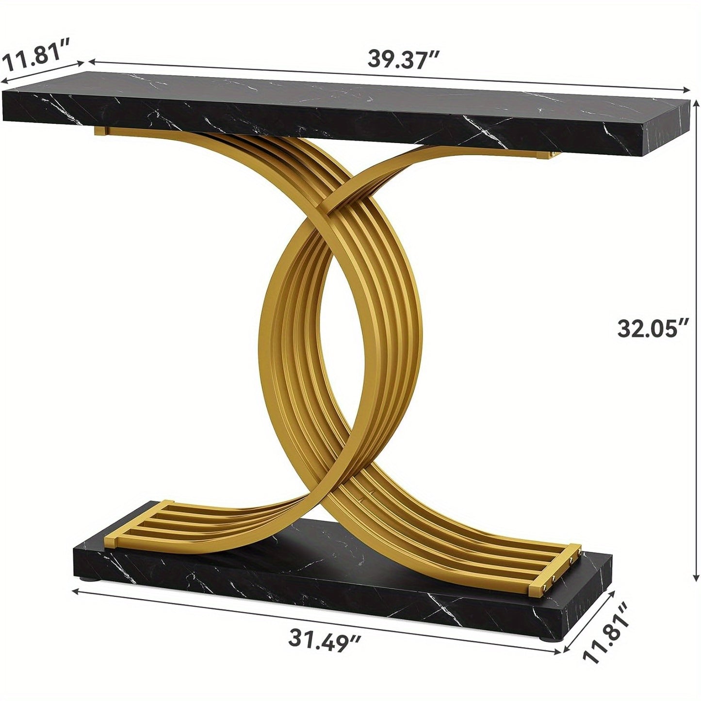 Modern Black/Gold Table