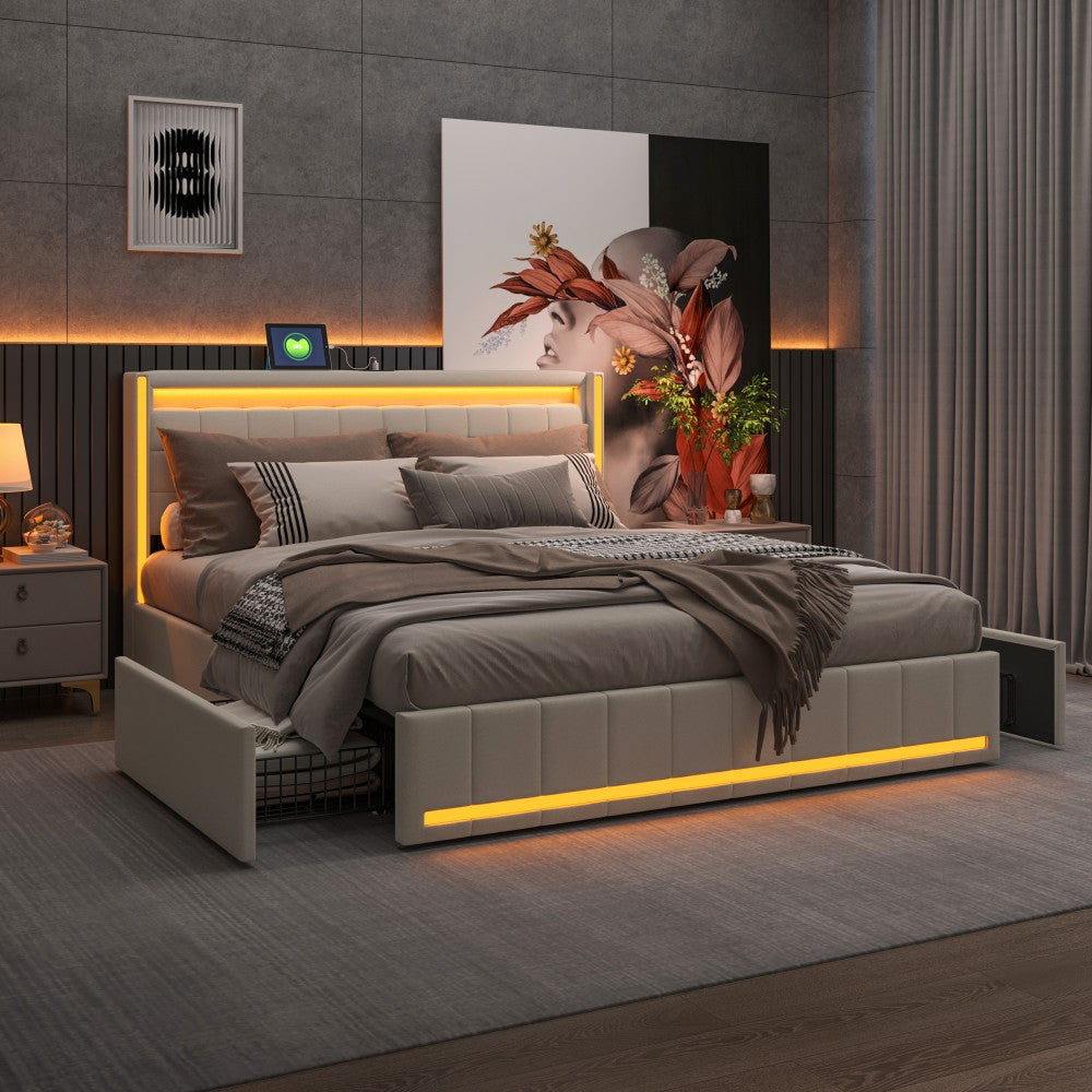 Bed LED and USB Charger